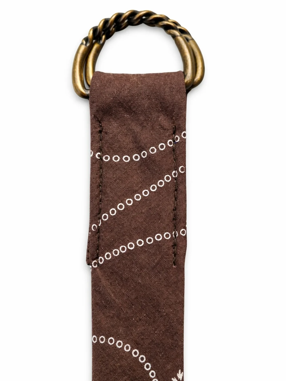 J. Crew Brown Patterned Cotton Strap - Picture 1 of 4